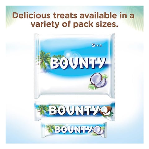 Bounty Milk Chocolate Bars 55g Pack of 12