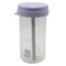 Water Bottle With Straw Small 500Ml Clearpurple