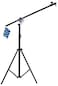 COOPIC 13feet/390cm Two Way Rotatable Aluminum Adjustable Tripod Boom Light Stand with Sandbag for Studio Photography Video