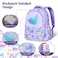 Nohoo Kids 16 Inch School Bag with Lunch Bag Combo Mermaid - Purple