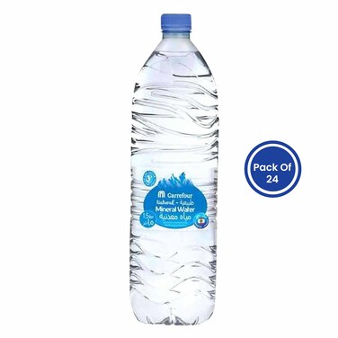 Carrefour Natural Mineral Water 500Ml X 24