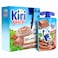 Kiri snack dairy dessert pouch chocolate flavour 4 pouches 300g