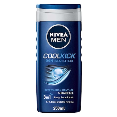Nivea Men Cool Kick Shower gel -250ml