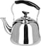 Royalford Whistling Kettle, 4L - 135Oz Stainless Steel Kettle, Rf11043 - Tea Coffee Kettle With Handle &amp; Flip-Up Pouring Spout, Dishwasher Safe, Stovetop Kettle