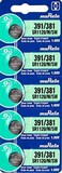 Murata SR1120/W/SW / 391/381 Silver Oxide 1.55V (muRata) Japan Batteries &ndash; 5 Pieces