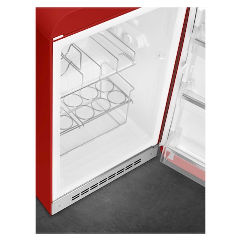 Smeg 50&#39;s Style Aesthetic Single Door Refrigerator FAB10HRRD5 135L Red