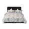 In House Lamar Velvet Bed Frame - Queen - 200x140 cm - Black