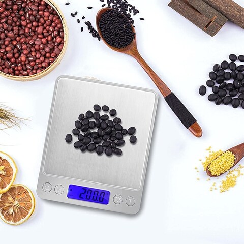 Kitchen Scales Digital, Stainless Steel Panel 0.01 G-1000g