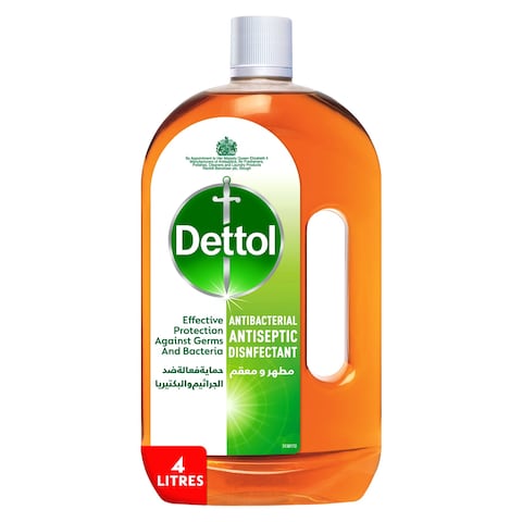 Buy Dettol Original Anti-Bacterial Antiseptic Disinfectant 4L in UAE