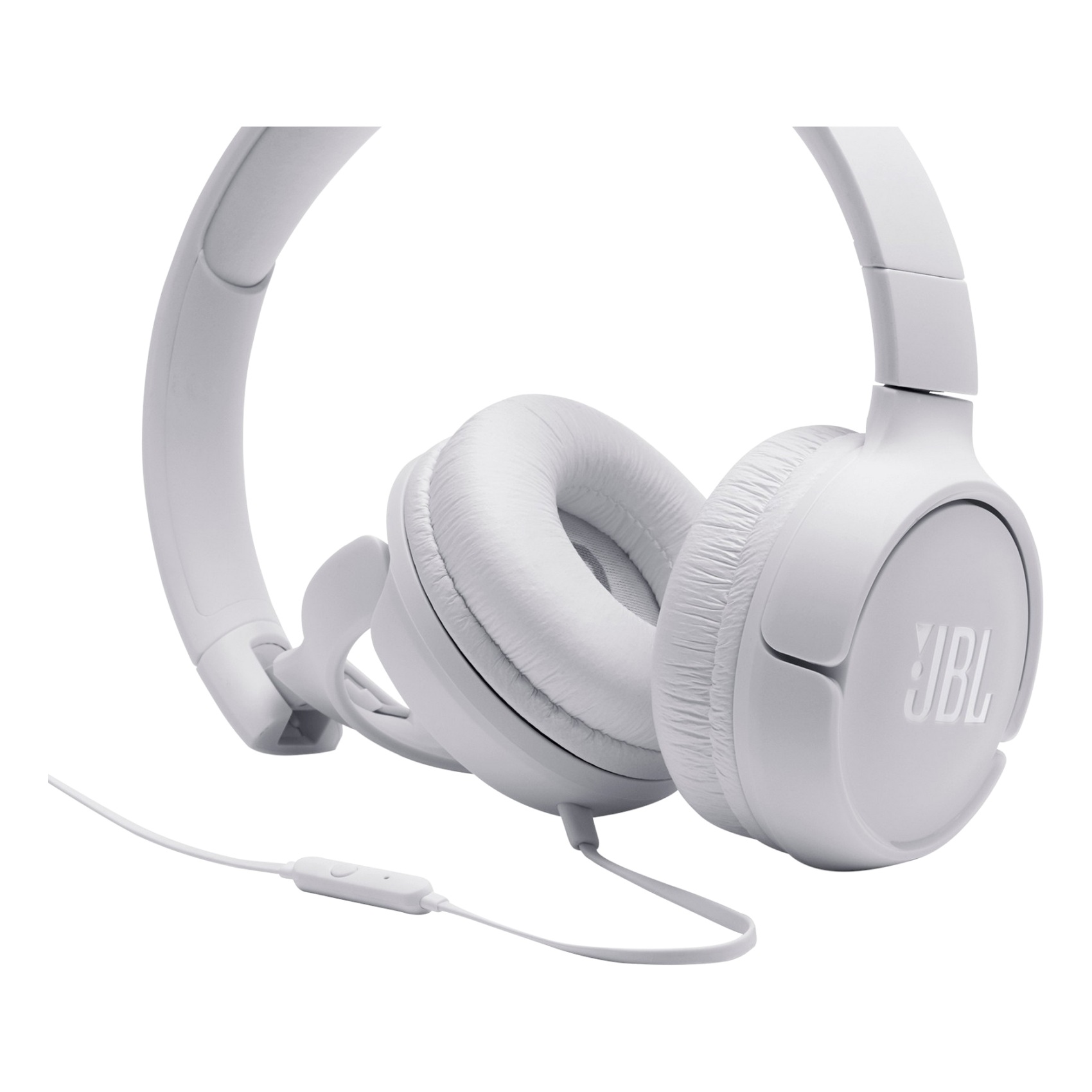 JBL Tune 500 Wired Headphone With Deep Pure Bass Sound White