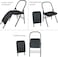 ULTIMAX Yoga Folding Chair with Lumbar Back Support Versatile and Foldable Balance Training Auxiliary Chair-BLACK