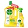 Dettol Multi Action Cleaner Lemon 3L With Dettol Power All Purpose Cleaner Lemon 500ml