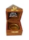 Generic Pyramid Incense Burner, Brown 7.5X7.5X12cm