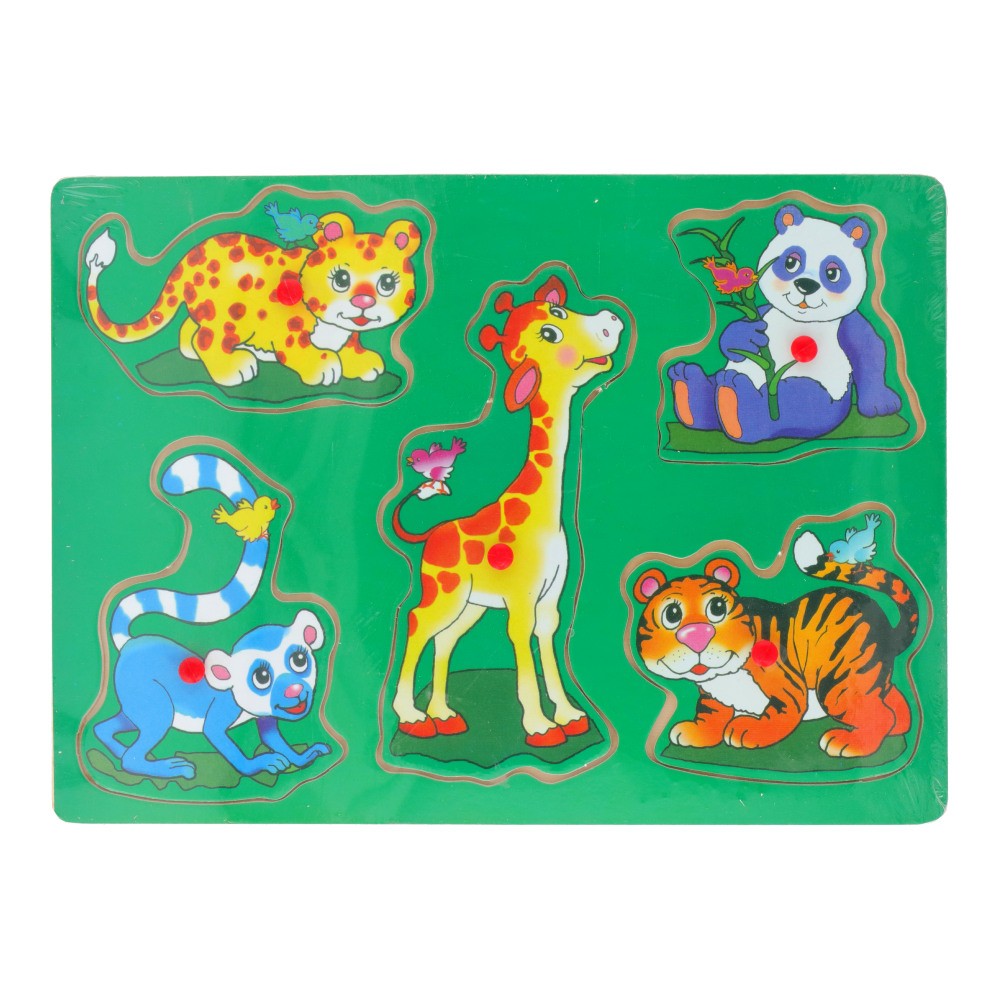 Wooden 5 Animal Toys set