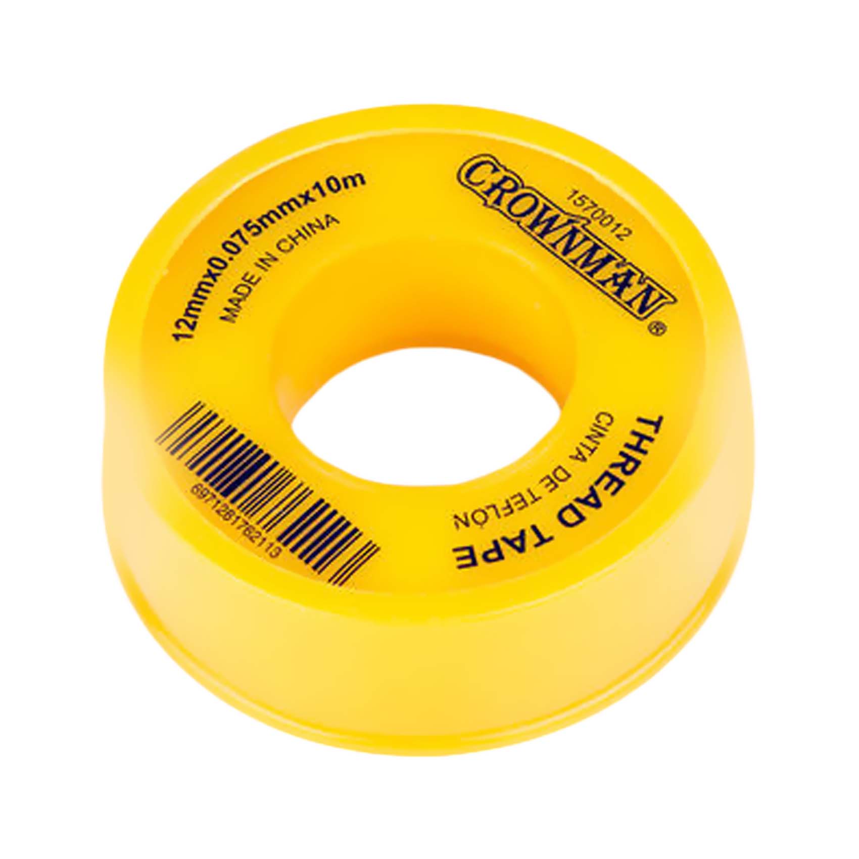 Crownman Teflon Tape 12mm Yellow