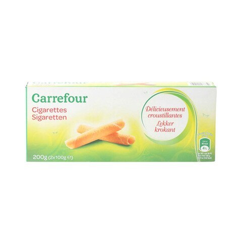 Carrefour Crispy Cigarette Cookies 200g price in Kuwait | Carrefour Kuwait  | supermarket kanbkam