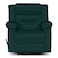In House Velvet Rocking Recliner Chair - Dark Green - NZ30