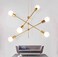 SIGMA  MORDEN CEILING SURFACE GOLDEN CHANDELIER FOR LIVING ROOM ,BED ROOM