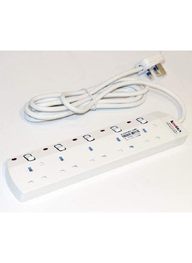 Koolen Plug Sockets With Five Plugs, 3 Meters, 301100005