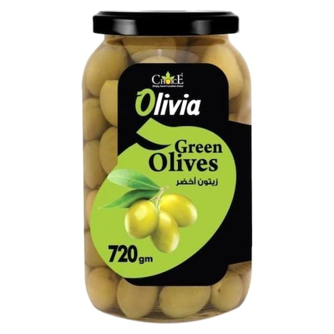 Buy Choice Olivia Green Olives - 720 Gram in Egypt