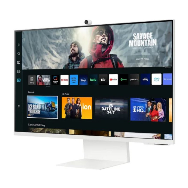 Samsung 32 Inch Flat UHD Smart TV Camera IOT Hub Workspace Apple Airplay Smart Monitor M8 M80C - LS32CM801UMXUE