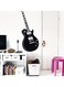 Spoil Your Wall Guitar Wall Sticker Black 40x80cm