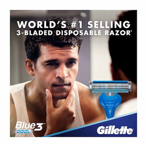 Gillette Blue II Plus Disposable Razors - 10 Razors