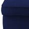 In House Chair Footstool Velvet With Elegant Design - Dark Blue - E3