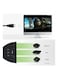 Generic - 3-Port HDMI Splitter Pigtail Adapter Cable Black