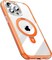 Torras UPRO Ostand SS Magnetic Case For iPhone 15 Pro Max (Orange)