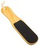 Doreen Wooden Foot File Double-sided Callus Makeup Remover Foot-Wooden Pedicure File-1PC (one side is red and the other is black)（GC1613A）