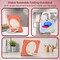 Moxedo Shockproof Rugged Protective Colorful Case with 360 Rotating Kickstand, Shoulder Strap, Pen Holder for Kids Compatible for iPad 10th Generation 10.9 2022 (Living Coral)