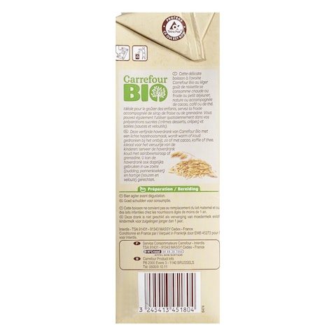 Carrefour Bio Organic Oats Drink 1L