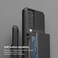 VRS Design Damda Glide PRO designed for Samsung Galaxy S21 FE 5G case cover wallet [Semi Automatic] slider Credit card holder Slot [3-4 cards] - Black
