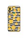 Theodor - Protective Case Cover For Huawei Y9 Prime (2019) Black/White/Yellow