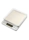Generic I2000 Digital Weighing Scale With Tray, Silver/Bronze/Clear, 16X13X3.5cm