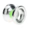 Generic-Professional Magic Yoyo T6 Rainbow Aluminum Alloy Metal Yoyo 8 Ball KK Bearing with String for Kids Silver