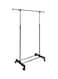 High Grade Adjustable Clothes Rack Black 107centimeter