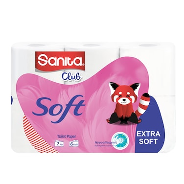 Sanita Toilet Tissue Club Soft - 220 Sheet