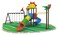 Rbwtoys Outdoor Play Toys Slide For Kids And Swing For Kids Playground Toys High Quality For Kids Activities Set Model No. RW-12024 Size 670&times;460&times;330cm