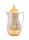 ROYALFORD 2-Piece Marble Teapot Set Brown/Gold 1L