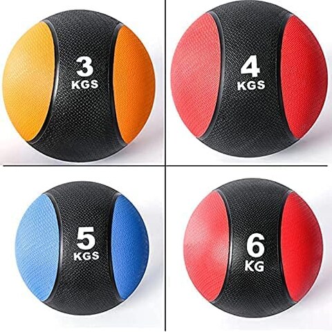 ULTIMAX Rubber Bounce Med Ball Medicine Balls-6Kg