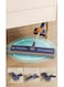 Hands Free Flat Mop   Microfiber Cloth With Self Squeezing Water    Wet &amp; Dry   Washable Pads   360&deg; Rotating Mop   All Kinds Of Floor Cleaning - 42 cm DARK BLUE CP615
