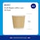 4 oz. Brown Disposable Ripple Insulated Coffee Cups - Hot Beverage Corrugated Paper Cups [50 cups]