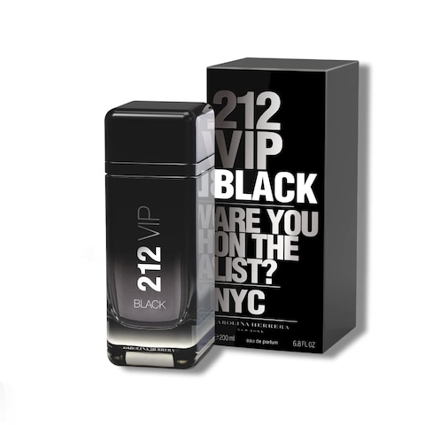 Carolina Herrera 212 VIP Black EDP For Men - 200ml