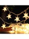 LED Star Fairy Lights Warm White 6meter