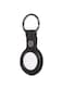 Decoded Leather Keychain for AirTag - Black