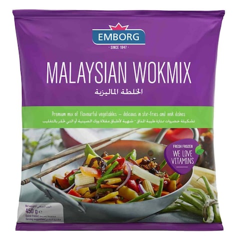 Buy Emborg Malaysian Wokmix 450g in Kuwait