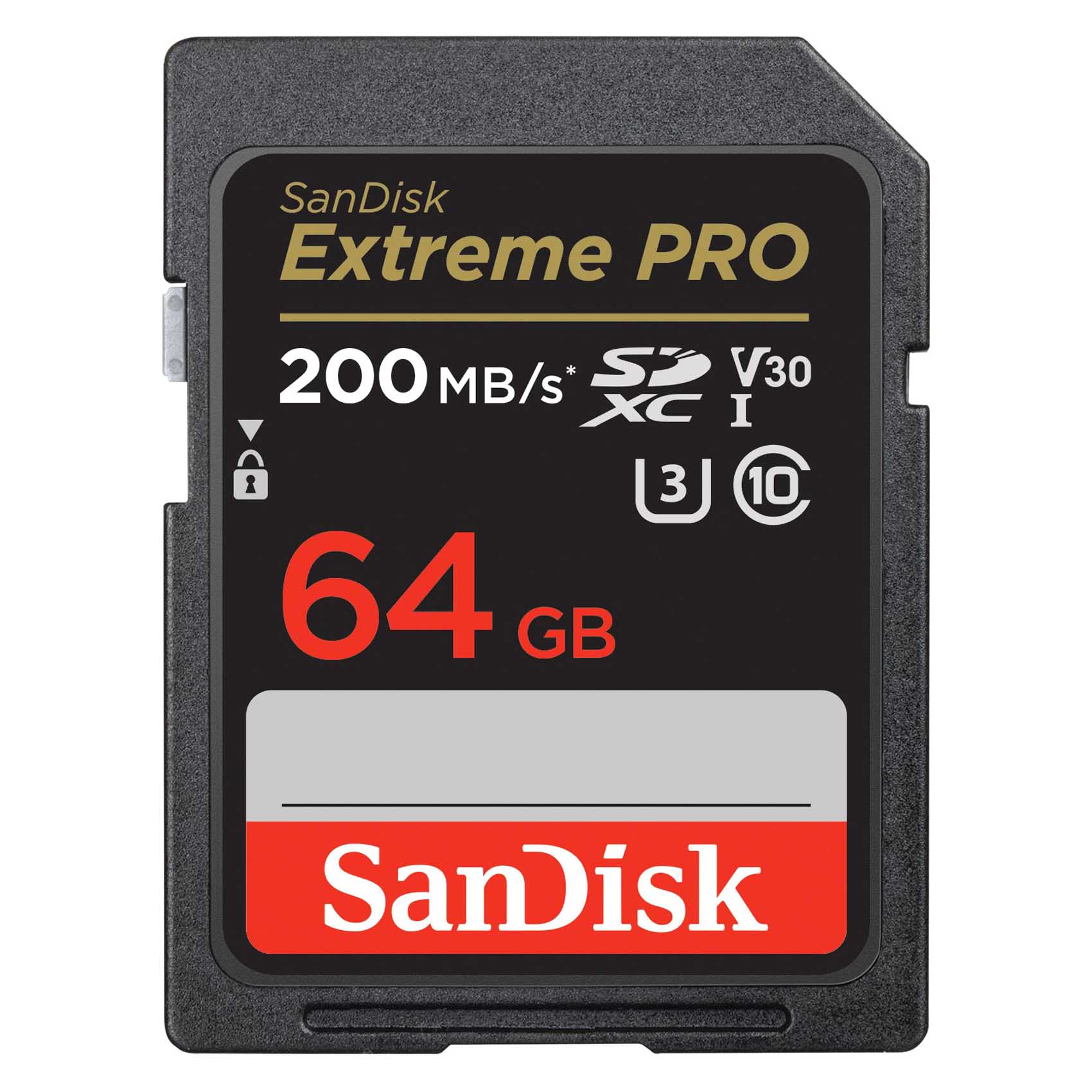 Sandisk Extreme Pro Class 3 UHS-I SDXC Memory Card 64GB Multicolour GN4IN
