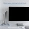 Remson Vertical Laptop Stand for Desk, 3 Slots Tablet Stand Holder, Aluminum Alloy Compatible with All MacBook, laptop, Tablet, Phone, Pro/ Air/ Microsoft Surface, Samsung, Chrome Book